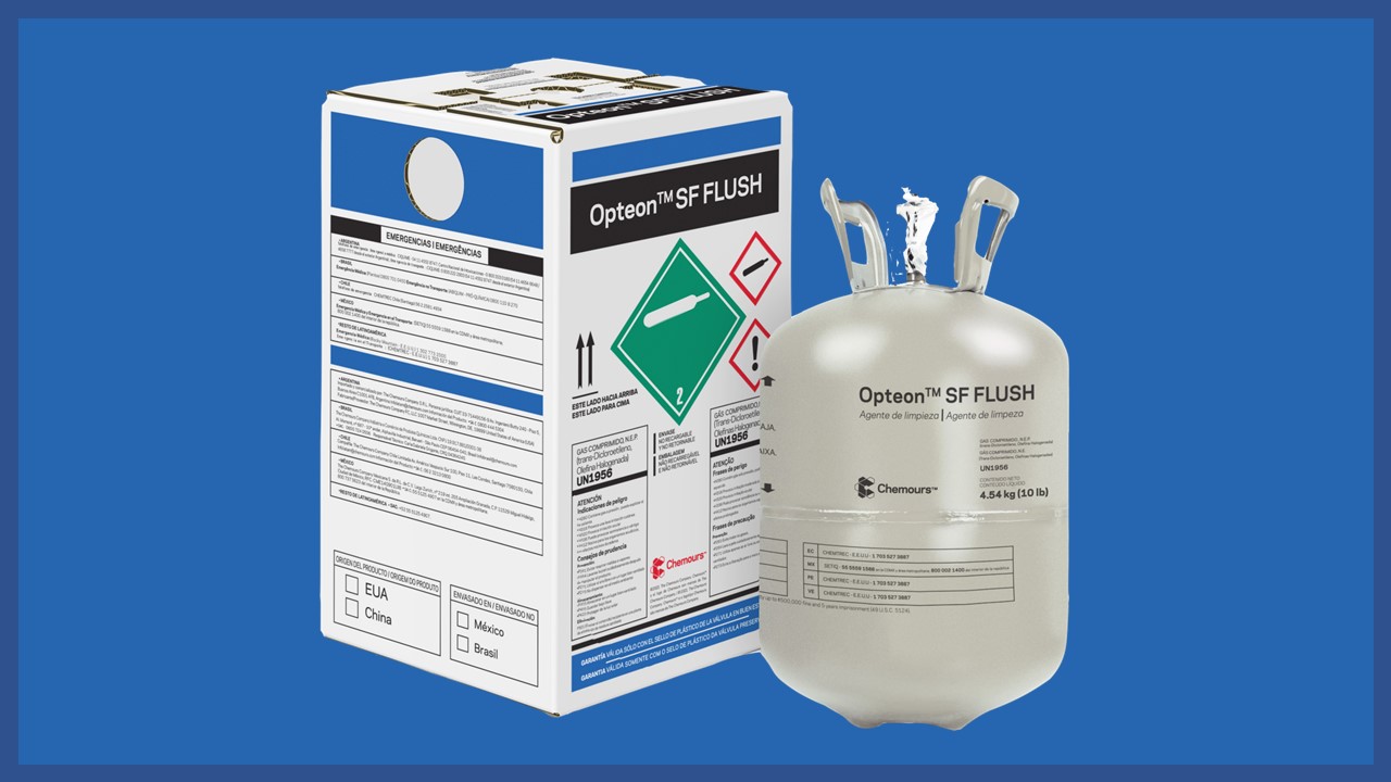 Chemours lança o novo agente de limpeza Opteon™ SF Flush Portal Mundo