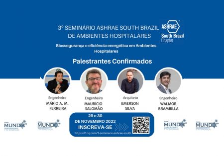 Fique ligado: 3º seminário Ashrae South Brazil de ambientes hospitalares