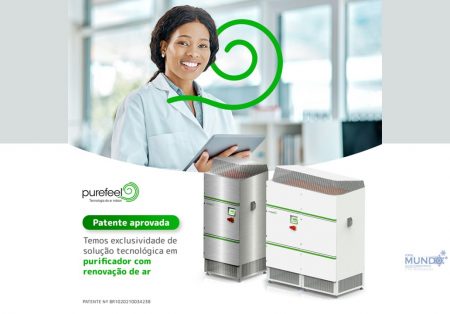 Purefeel tem patente aprovada para o registro do Purificador com renovação de ar